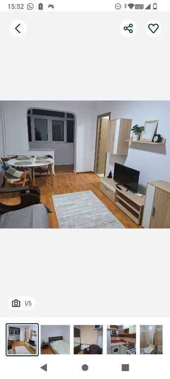 Inchiriez apartament 2 camere Brătianu sc. 8