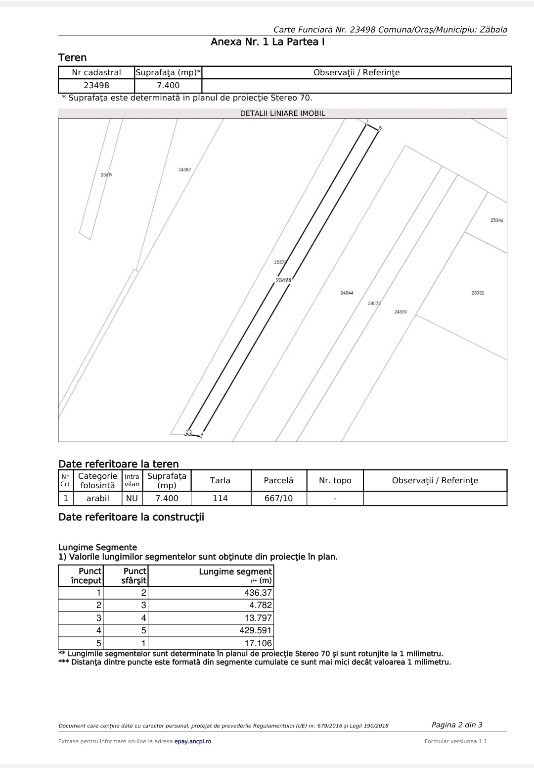 Vând teren agricol extravilan, suprafață 7.400 mp, Covasna