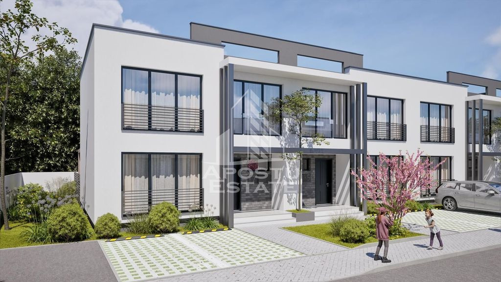 Ansamblu de 18 case moderne - Parneava