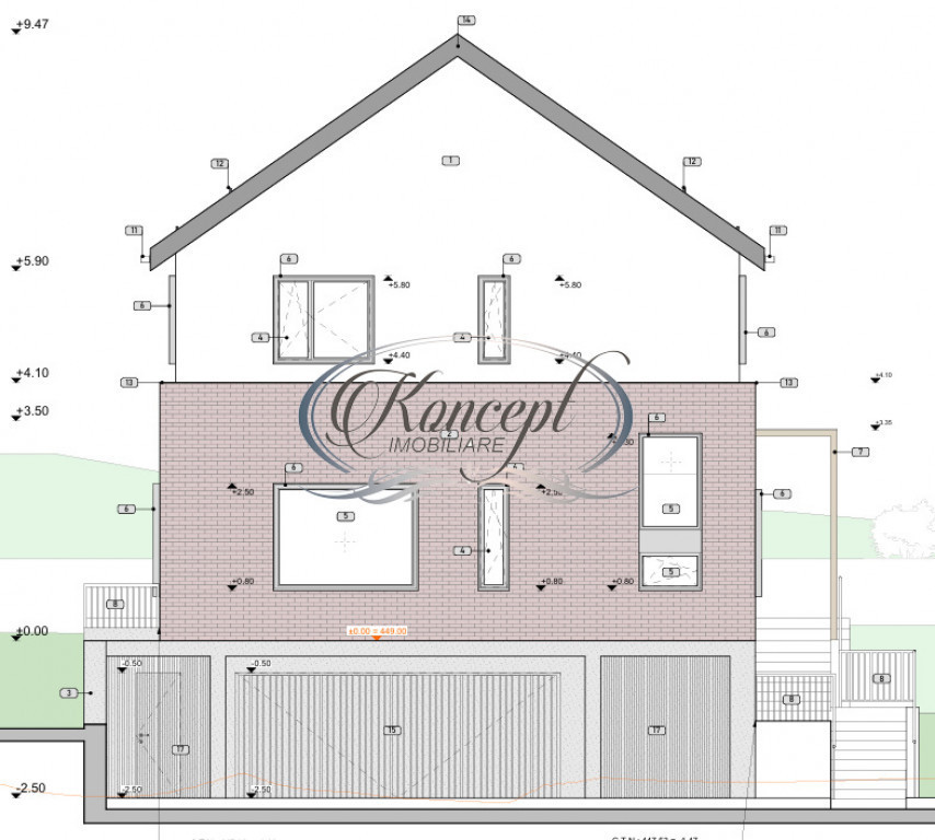 Teren autorizat cu proiect premium pentru casa individuala i
