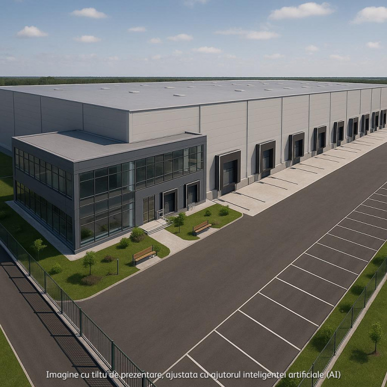 Spatii industriale si birouri 5100 mp in Popesti-Leordeni