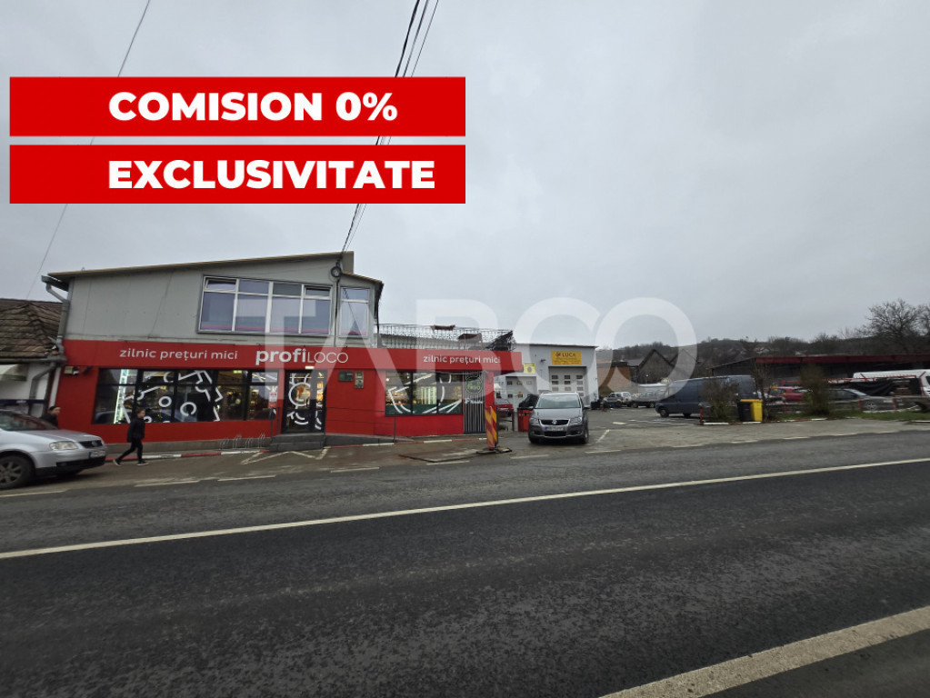 Comision 0 Spatiu comercial 100mp pretabil alimentatie publi