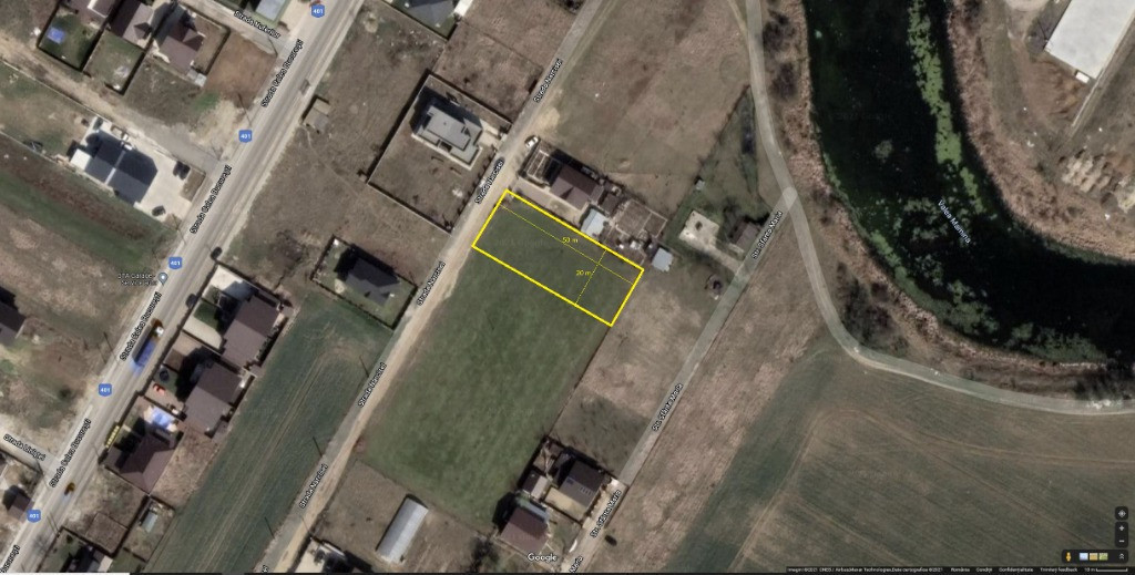 1000mp teren 50m de lacul Valea Maminei, cu proiect ptr. vila. OCAZIE