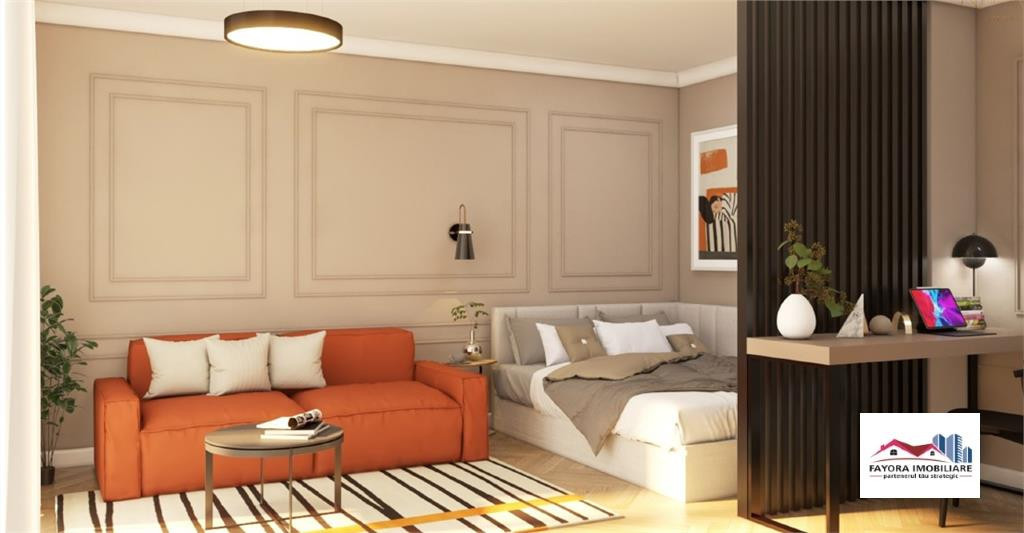 Apartament 1 Camera Tip A1.2 de in Ansamblul Green Residenc