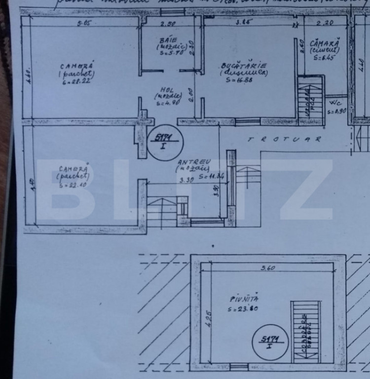Casa 154 mp, teren 258 mp, zona strazii Bucuresti