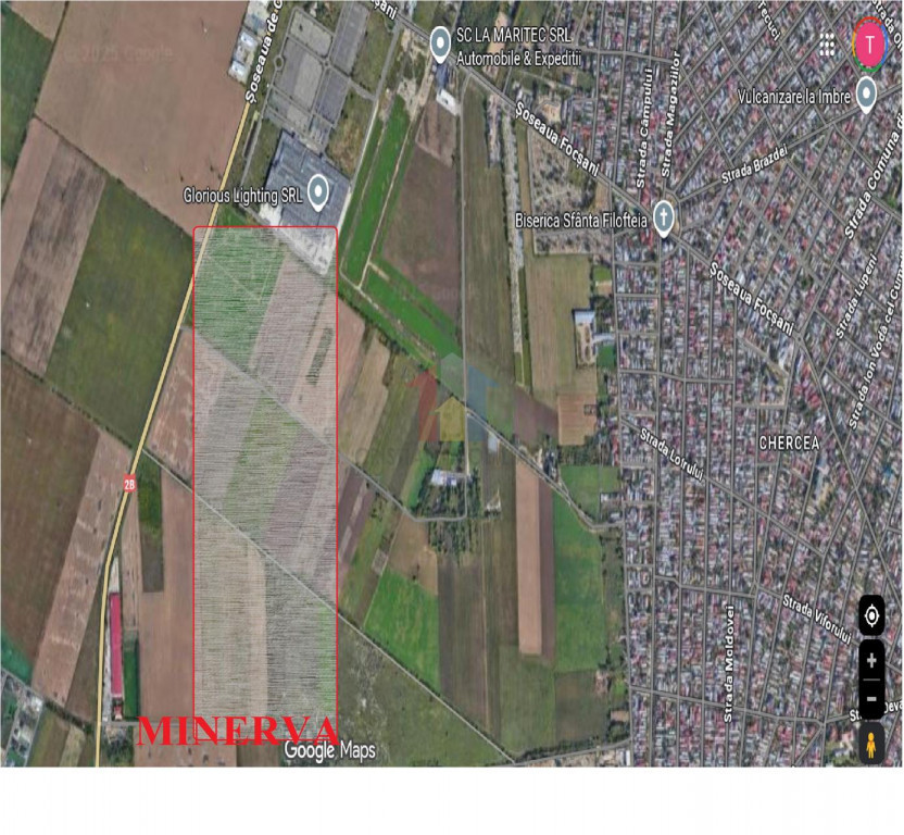 Teren intravilan de constructii Centura-Minerva 30.000 mp cu