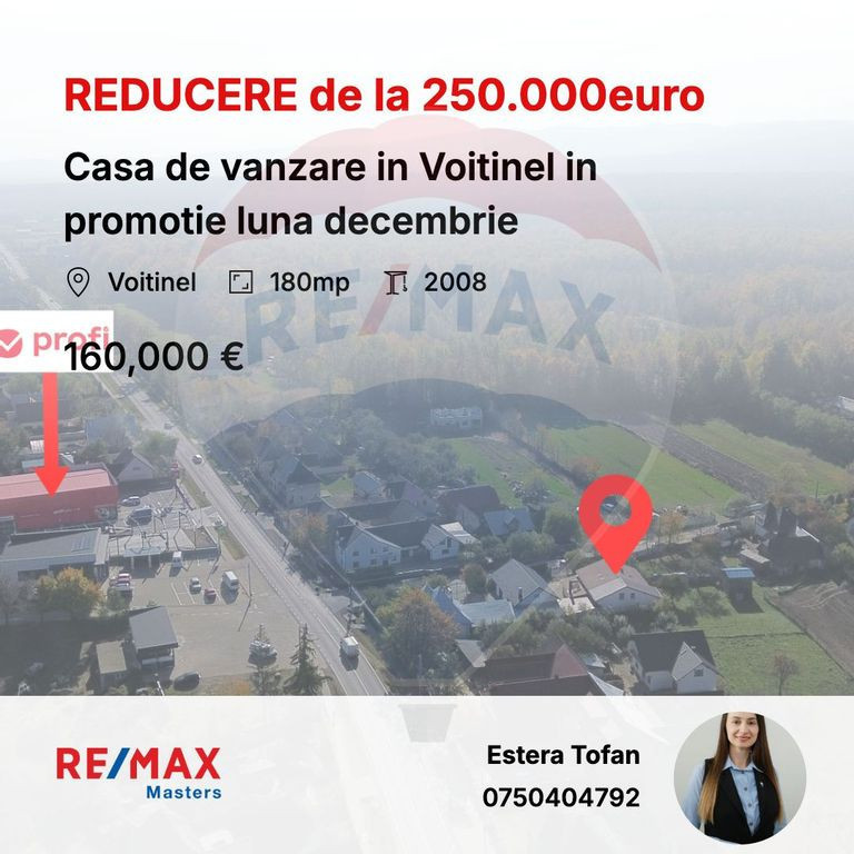 Casa de vanzare in Voitinel in promotie de sarbatori