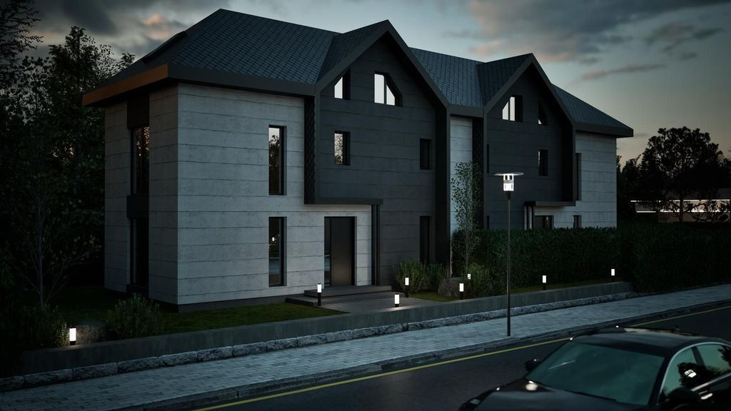 Vila 5cam-indiv la calcan-perete propriu/centru Popesti L...