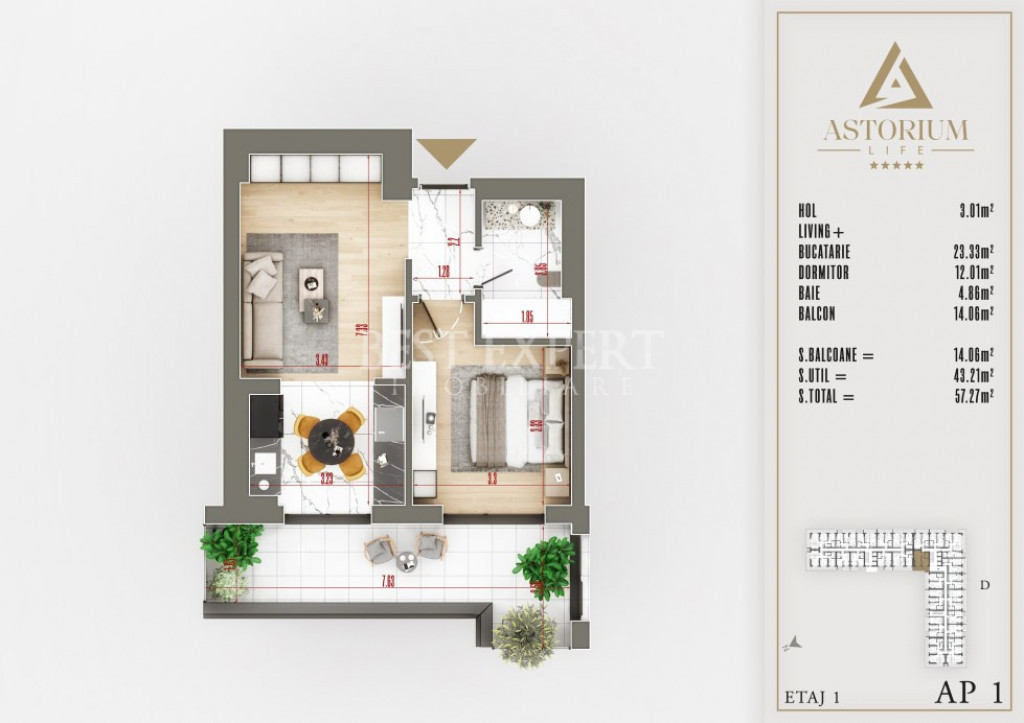 2 Camere Incalzire in Pardoseala 3 min STB