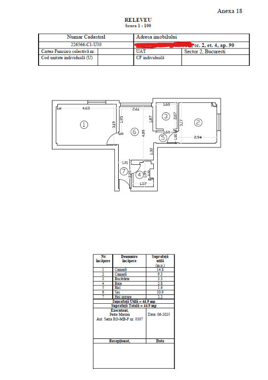 Vand Apartament 2 Camere Decomandat Piata Delfinului - Pret Negociabil