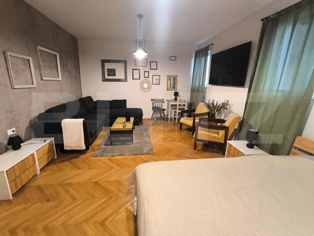 Apartament in vila, 80mp loc parcare, mobilat, zona Centru
