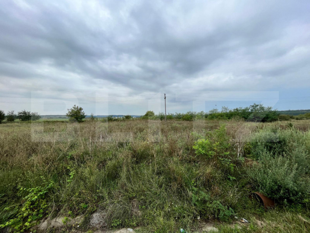 Teren industrial Isalnita 38m deschidere la E70, 1400mp