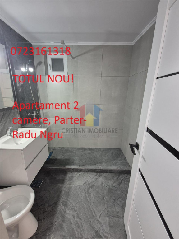 2 camere, TOTUL NOU, parter, RENOVAT INTEGRAL, Radu Negru