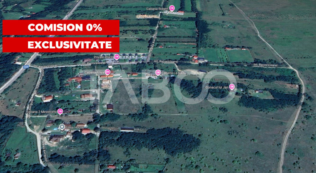 Teren intravilan 2050m acces auto zona turistica Valea Avrig