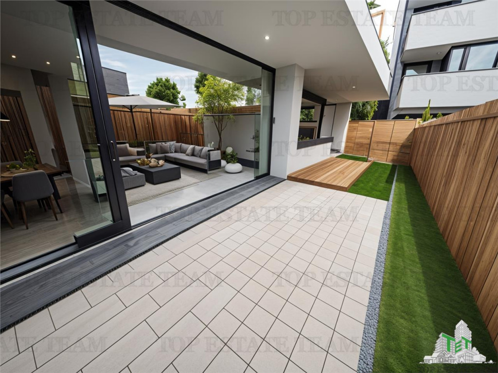 Studio cu gradina de in Nord/ Aproape de centura intr-un co