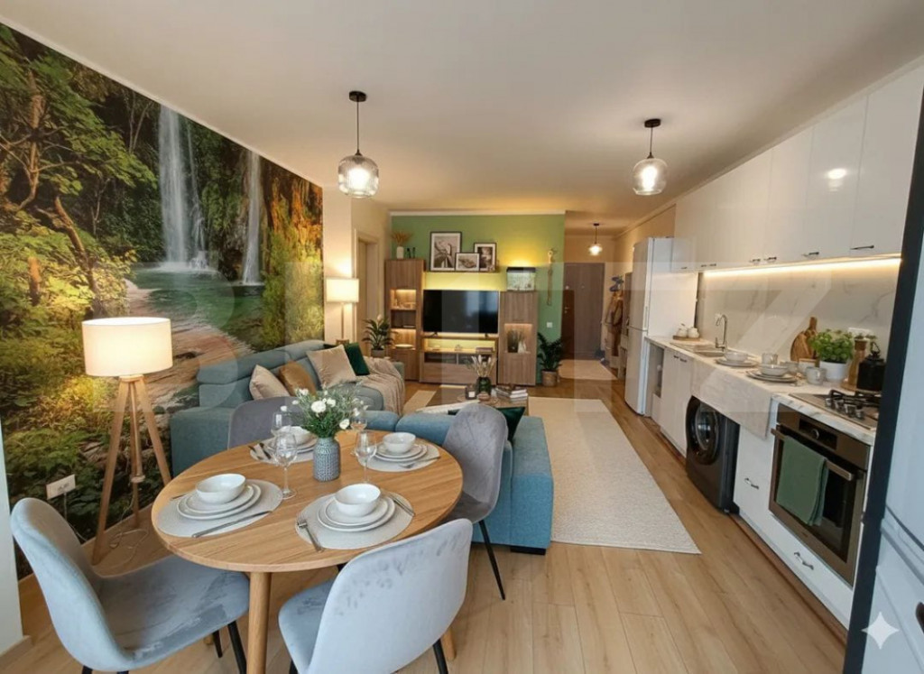 Apartament 3 camere, 62 mp, terasa 29 mp, zona Rivus Mall