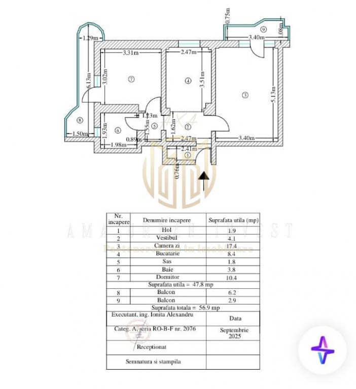 Apartament 2 camere Universitatea Spiru Haret - Aparatori...