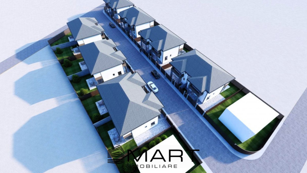 Teren intravilan 5000mp cu PUZ si proiect case 13 unitati Se