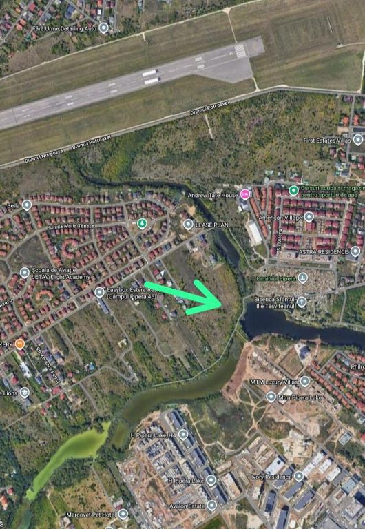 Zona Pipera-Henri Coanda 1615 mp deschidere la lac