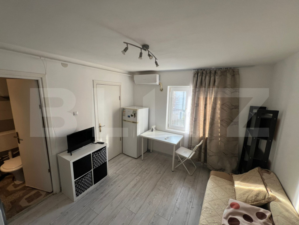 Garsonieră Mobilată & Utilată – 18 mp, zona Central