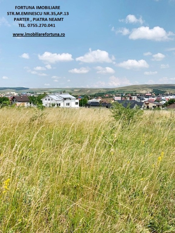 Teren intravilan Piatra Neamt, zona Fermelor