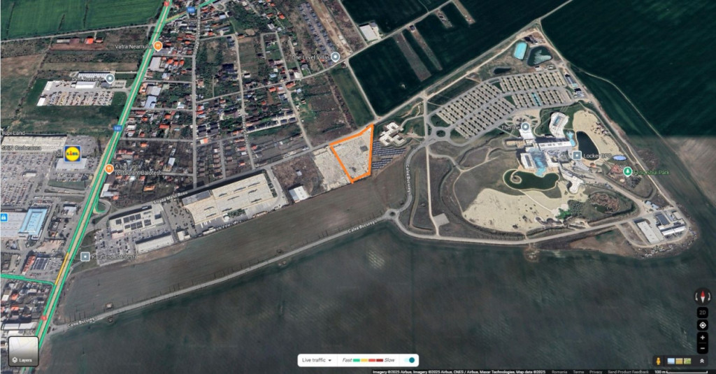 Teren de vanzare - betonat- pretabil industrial- Balotesti -