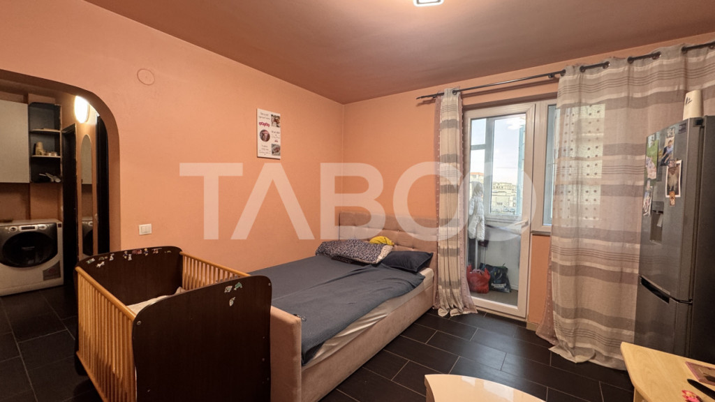 Garsoniera de inchiriat 25mp mobilata utilata parcare balcon