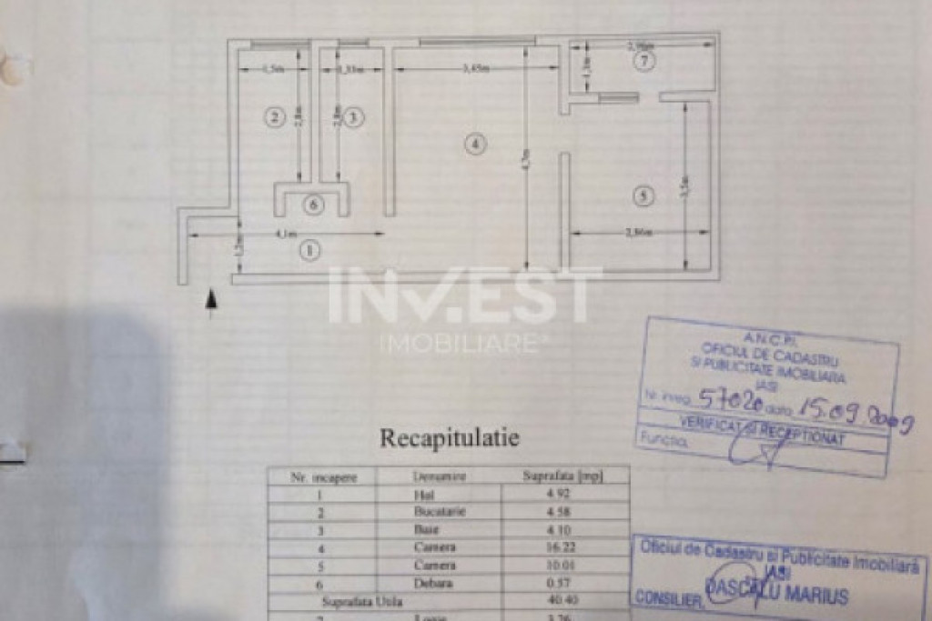 DE VANZARE-APARTAMENT 2 CAMERE-MIRCEA CEL BATRAN