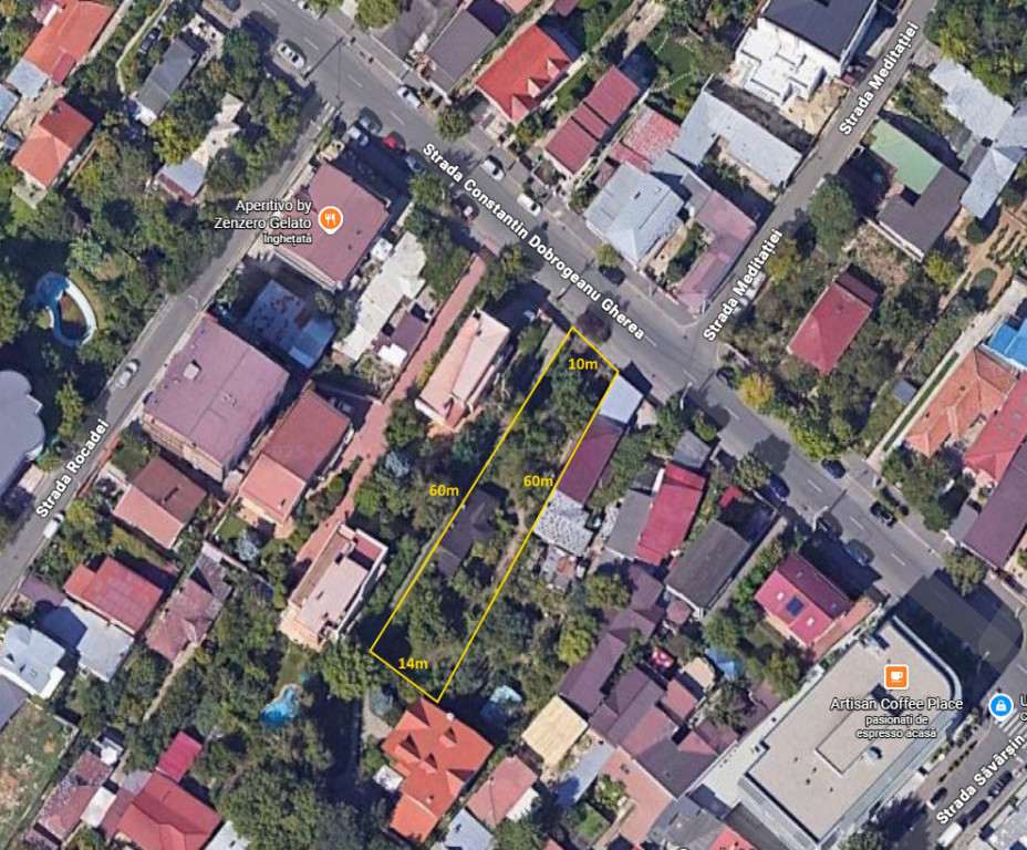 Teren 717mp Nord Baneasa Dobrogeanu Gherea Sisesti Ionescu