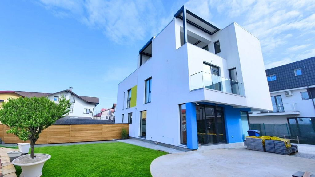 Vila indiv-stil medit.,2parcari,curte/centru Popesti-Leor...