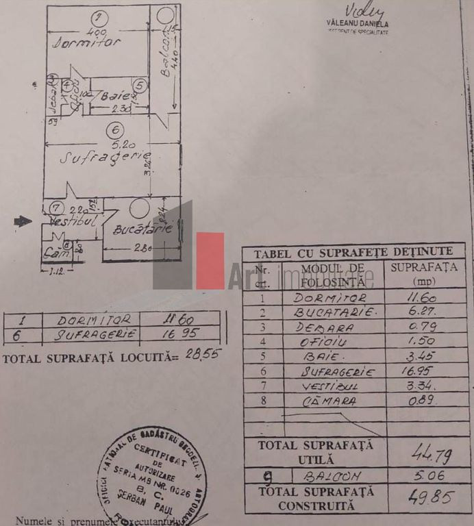 Vânzare apartament semidecomandat 2 camere Bd. Obregia