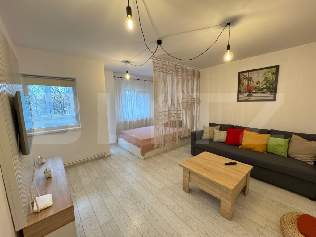 Garsoniera de inchiriat, 43 mp, zona 1 Mai