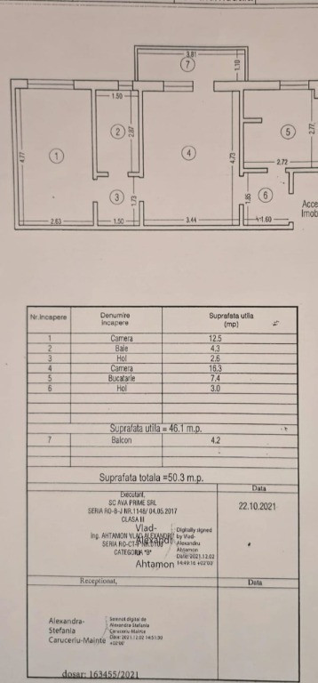 Far , Abator , 2 camere , etaj 2