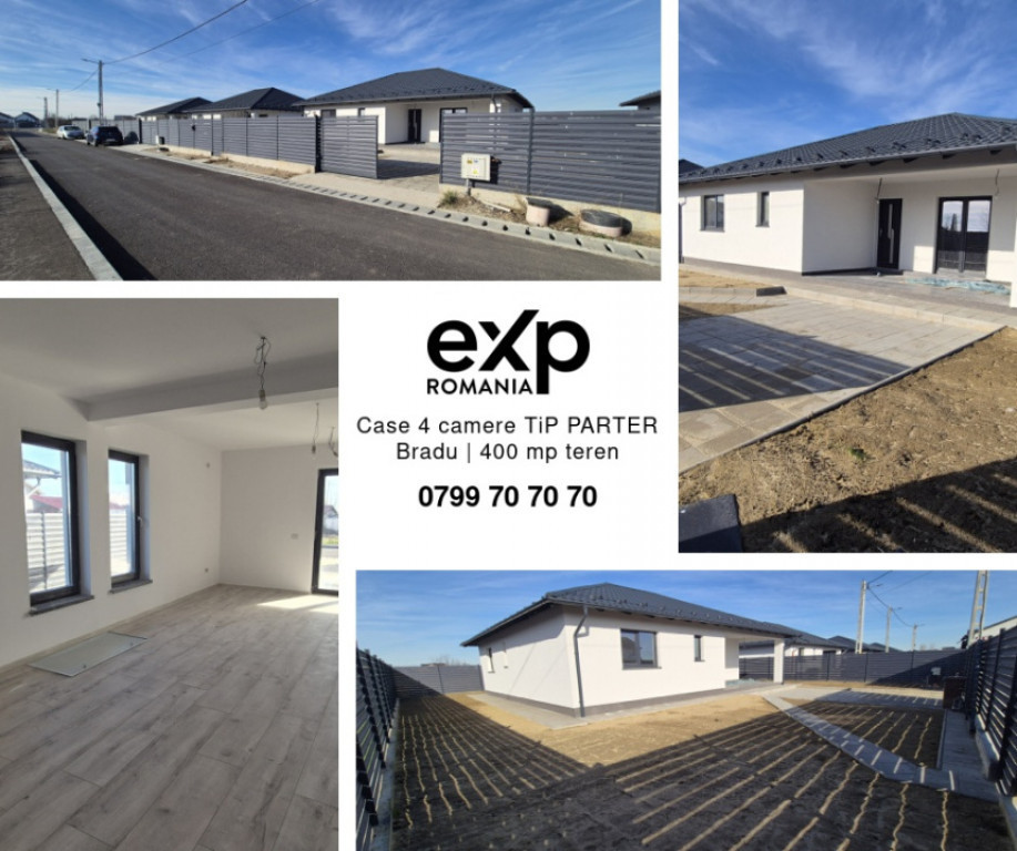 Case 4 camere TiP PARTER Bradu | 400 mp teren