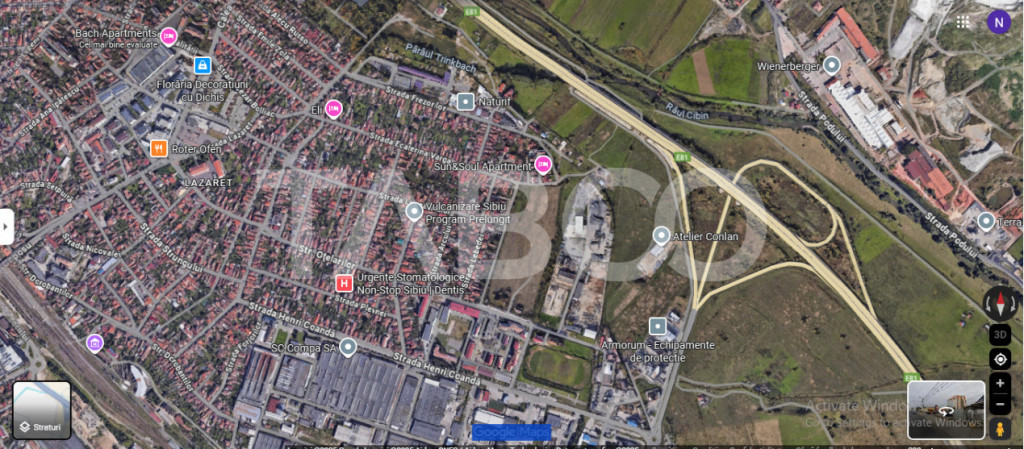 Teren intravilan deschidere 23 ml 2205 mp in zona Lazaret Si