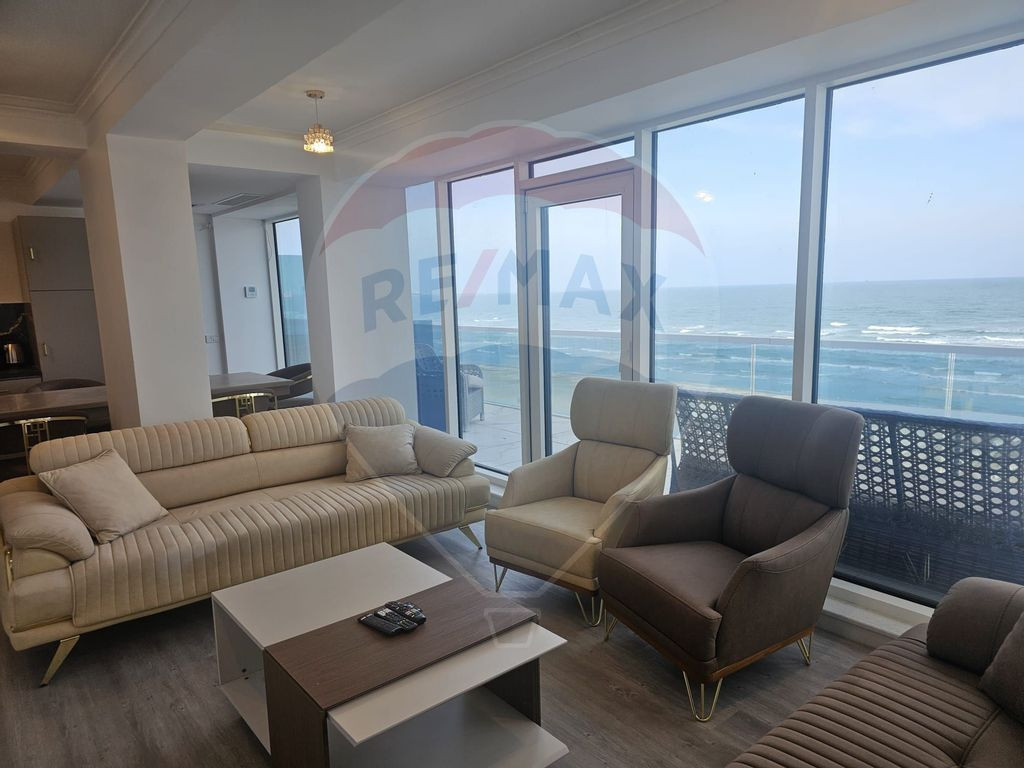 Apartament 3 camere cu terasa 50mp frontala spre mare în...