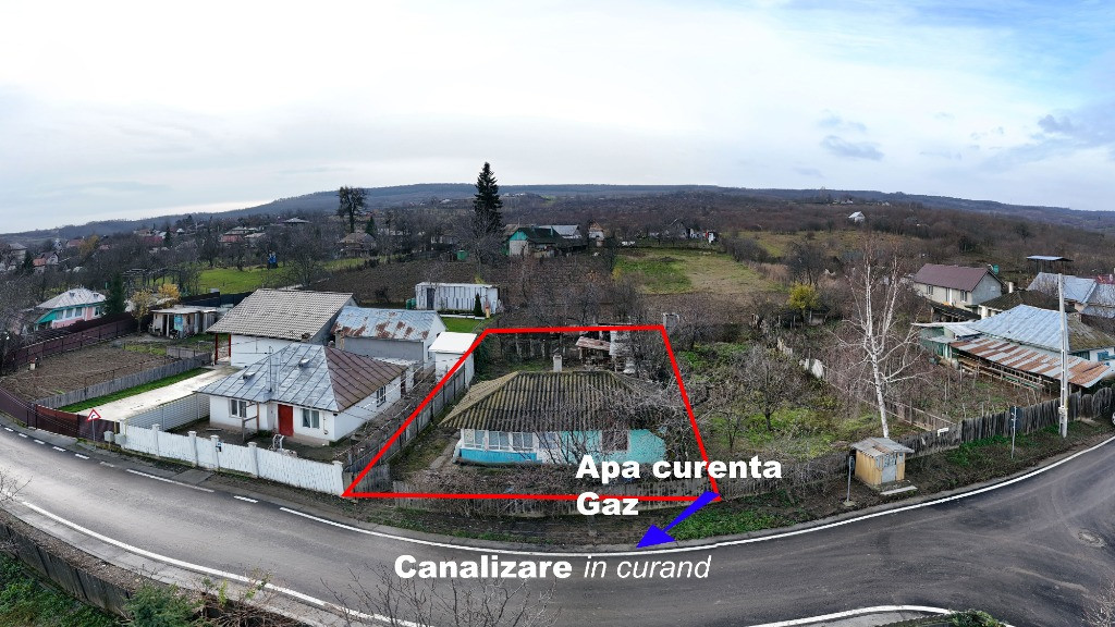 Casa batraneasca cu utilitati la poarta, asfalt nou, 15 min. de Iasi