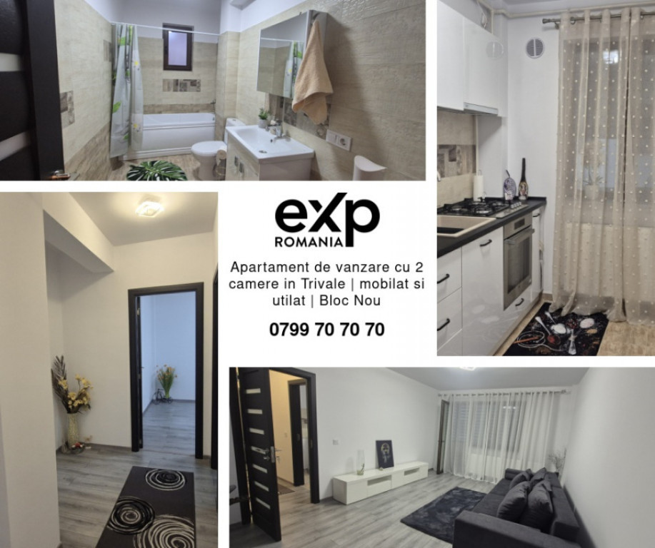 Apartament de vanzare cu 2 camere in Trivale | mobilat si ut