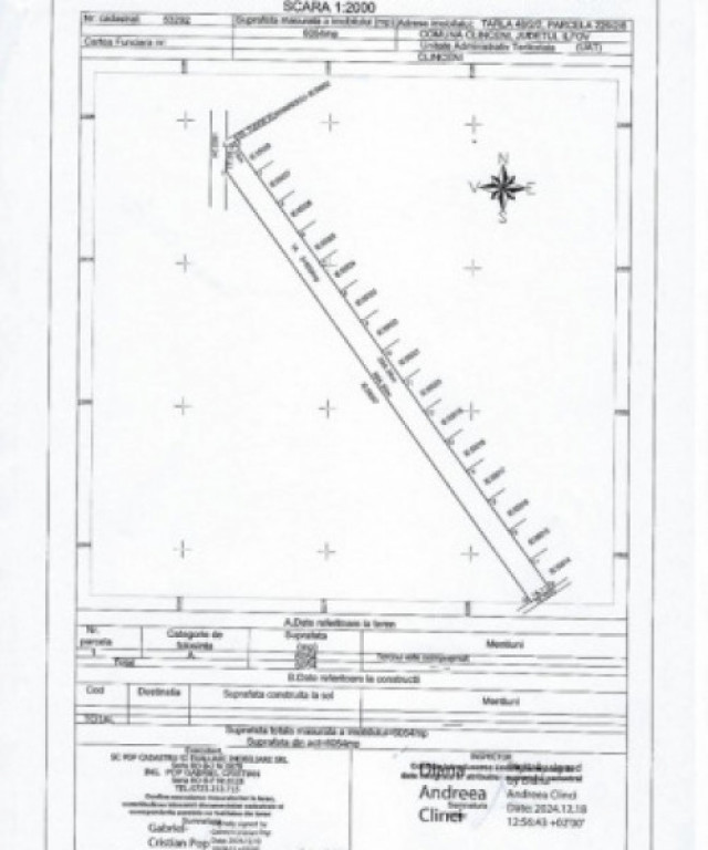 De vanzare, Teren intravilan, 2 fronturi, 6054mp, Clinceni