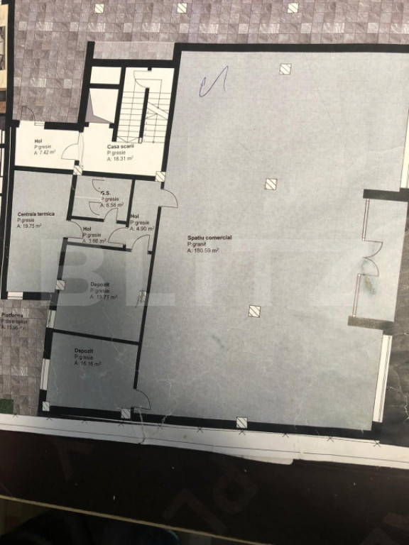 Spatiu comercial, 250 mp, vizibilitate excelenta, 4 parcari,