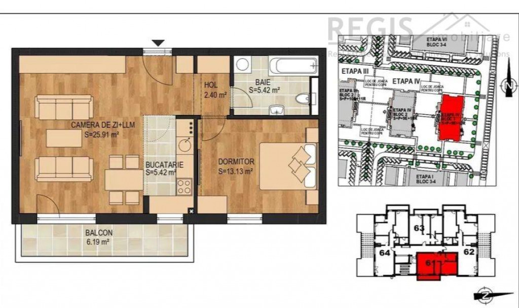 Apartament 2 camere TOP CITY Coresi