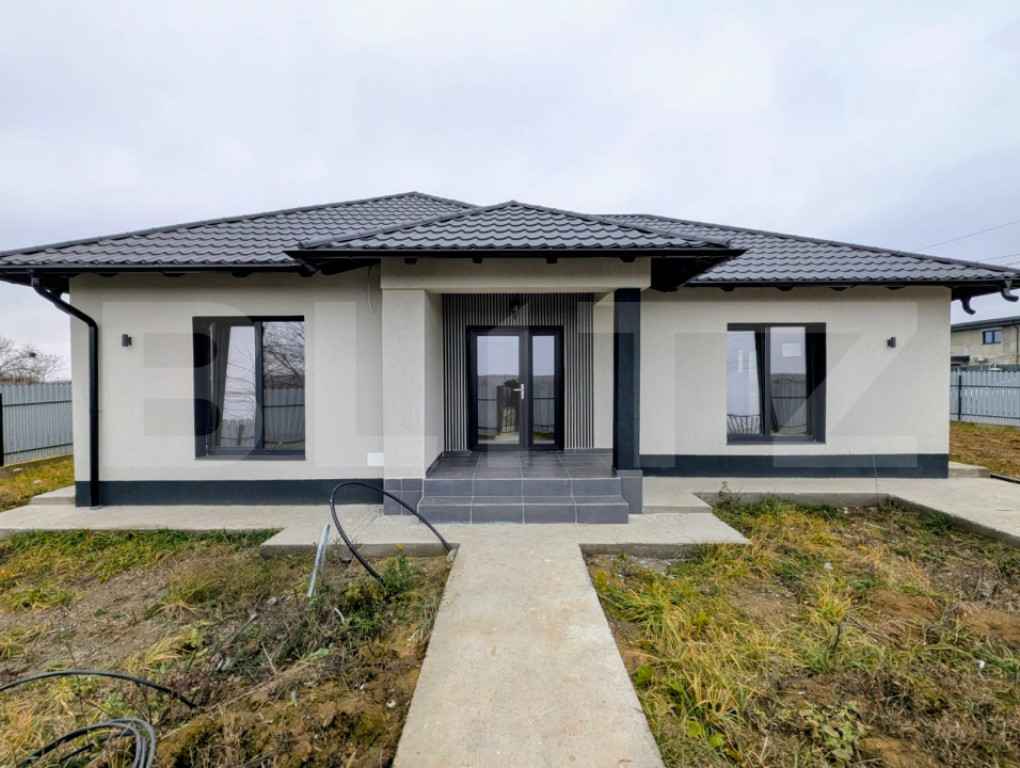 Casa plan parter, 85 mp, 3 camere, teren 350 mp, zona Visani