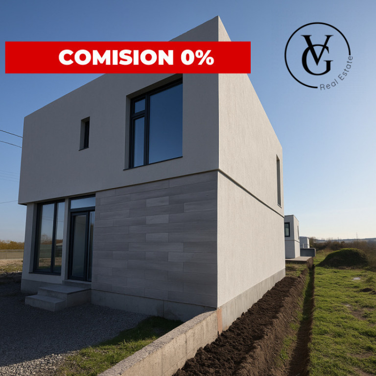 Vila modernă - finisată -terasă circulabila vedere lac ș