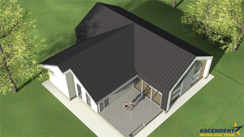 Rezidenta moderna, la cheie, 520 mp teren, Harman, Brasov.