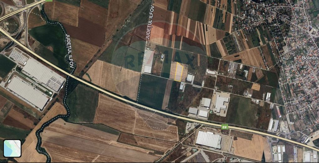 Teren Industrial 2ha, Autostrada A2 KM23