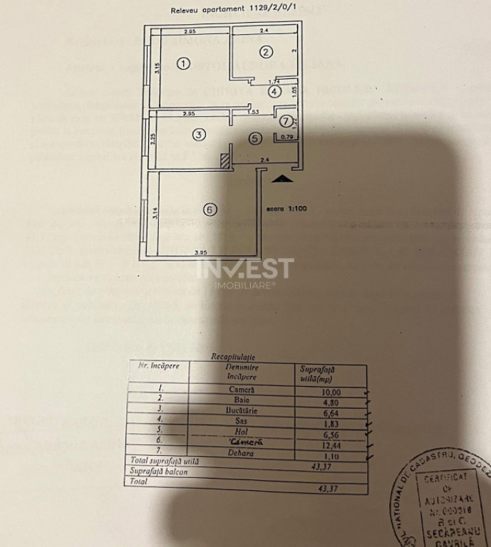 Apartament 2 camere- Podul de fier