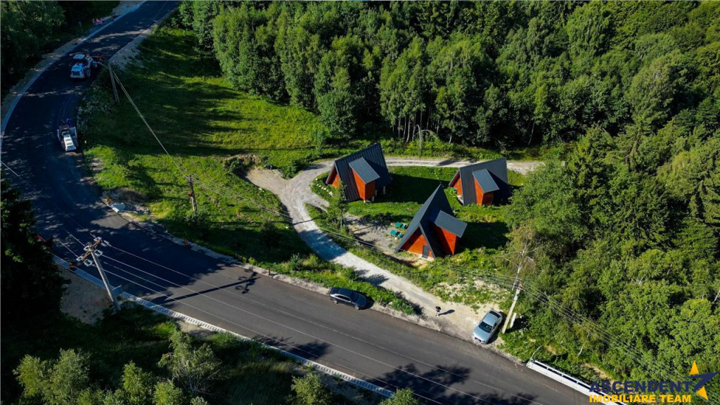 FILM! 2 Case,A frame,mobilate, accesorizate, 2.500 mp teren,