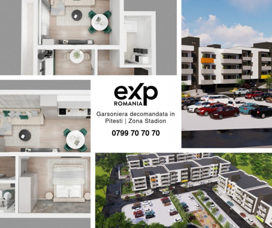 Garsoniera decomandata in Pitesti | Zona Stadion