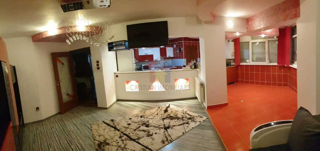 Vedere Dunare-Hexagoane 3 camere 100mp SUPER Mobilat Utilat