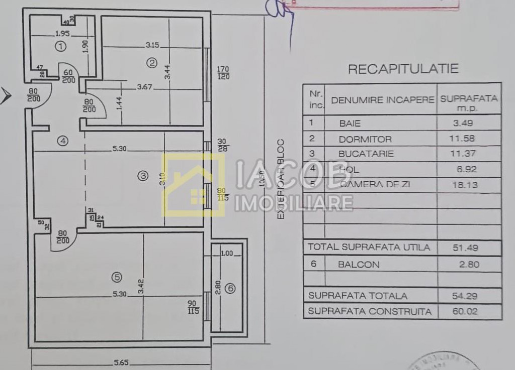 Ștefan cel Mare- Apartament 2 camere decomandate, parter cu